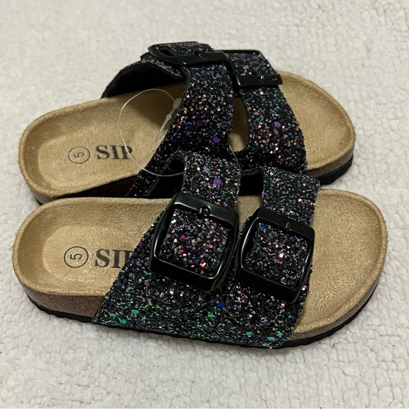 🆕NWOT Sparkle in Pink “Birkley” sandals toddler girls size 5 - Picture 3 of 8